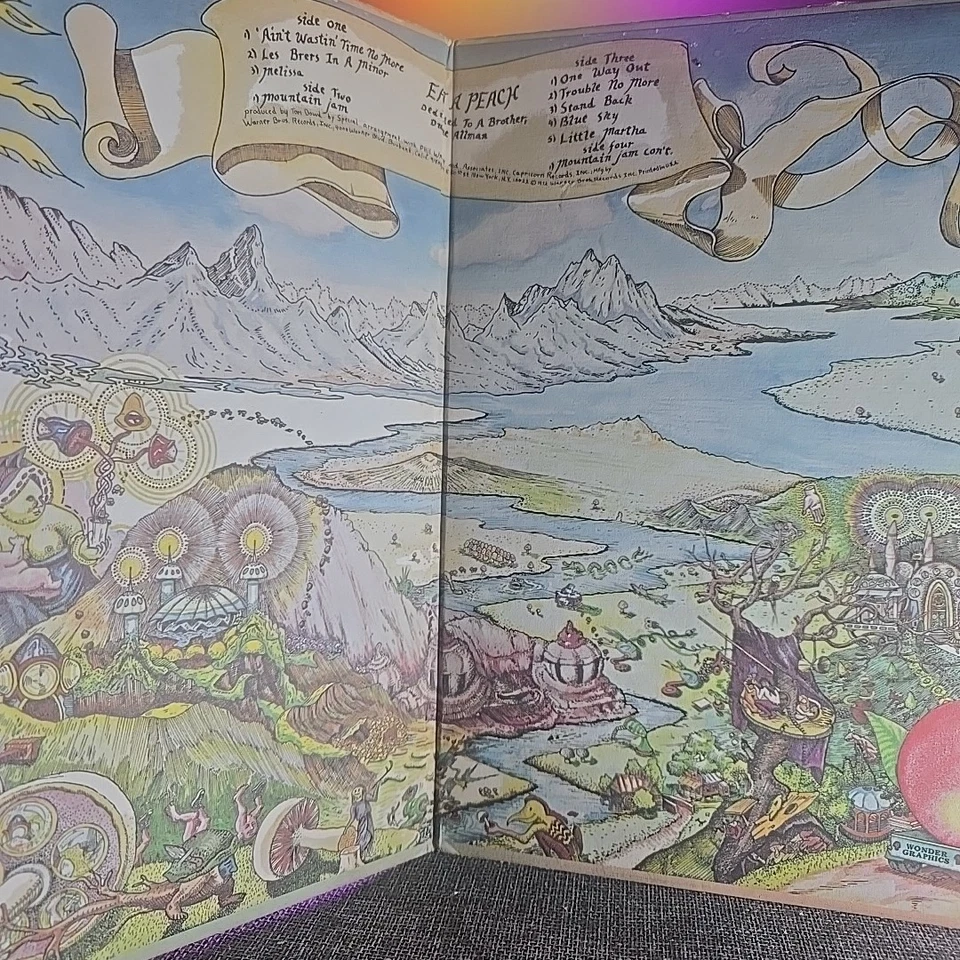 The Allman Brothers Band - Eat a Peach 2-LP Capricorn 1972 1st Pressing - Image 2 of 4