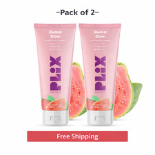 Plix Guava Sunscreen SPF50 PA  Invisible Face Cream 50g Pack of 2 Ship
