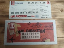 One Direction Ticket Midnight Memories 2014 Live Rio De Janeiro