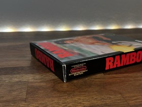 Rambo Complete in Box CIB (Nintendo, NES 1988) Great Shape w/Poster & Inserts!🔥