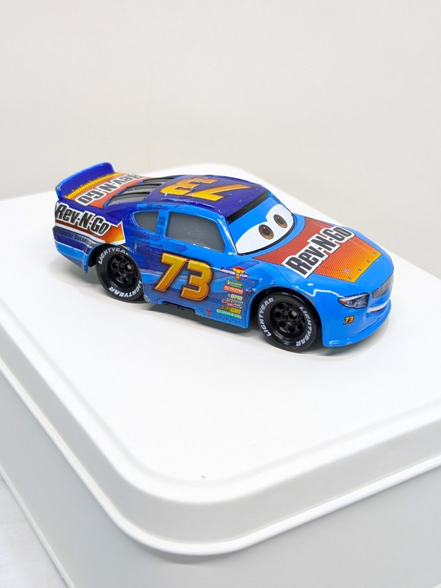 Disney Pixar Cars Rev-N-Go Misti Motorkrass Racer #73 1:55 Die