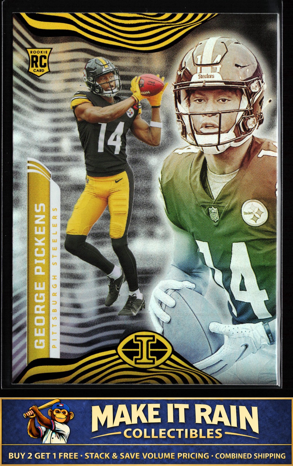 George Pickens 2022 Panini Illusions Retail #66 Pittsburgh Steelers Rookie RC