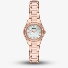 Emporio Armani Damenuhr Mia Roségold Perlmutt Zifferblatt AR11671