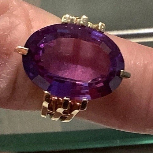 18K SOLID GOLD RING - image 3