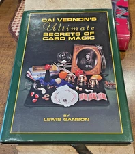 Dai Vernon's Ultimate Secrets of Card Magic By Lewis Ganson L&L Publishing HC