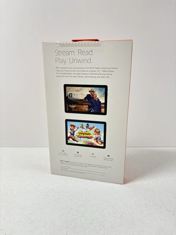 Amazon Fire HD 10 13th Gen 32GB Wi-Fi, 10.1" Tablet - Black - Image 3 of 4