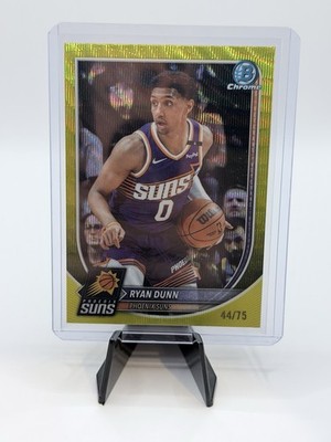Sports Card Singles Ryan Dunn 2025 Bowman Chrome /75 Gold