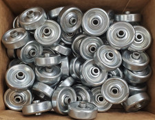 Bulk Lot Qty 69 Frantz Mfg Model 37 Conveyor Skate Wheels! Dimensions in Pics!