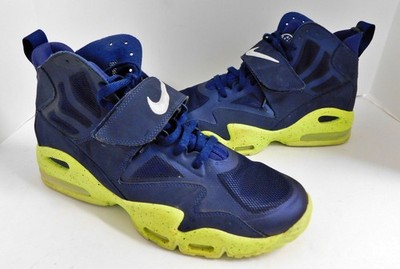 Nike Air Max Express 525224-401 Mens Basketball Shoes Navy Yellow Size 12