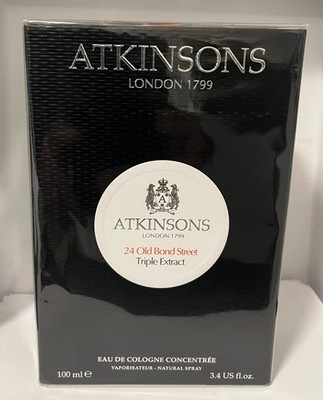 24 Old Bond Street Triple Extract by Atkinsons EDC Concentree Spray 3.4 oz-100ml
