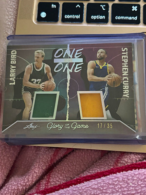 Leaf Glory of the Game 2025 One on One Larry Bird Stephen Curry OO-18 /35