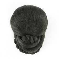 Synthetic Chignon Braided Bun Donut Scrunchie Cover Clips in Hair Extension
