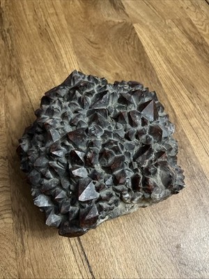 Large 16LB Natural Red Hematite Amethyst  Crystal Rock Geode