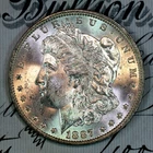* 1887-O * NEAR+ GEM BU MS MORGAN SILVER DOLLAR * FROM ORIGINAL COLLECTION