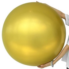 36 Inch Metallic Gold Balloons Large Gold Balloons Giant Jumbo Chrome Gold L...