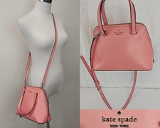 Kate Spade New York Purse Patterson Dome Satchel Pink Crossbody WKRU6058 Z4545