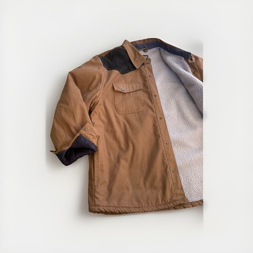Yellowstone Authentic Merchandise Men Canvas Wheat Barn Jacket Lined XL - Afbeelding 7 van 10