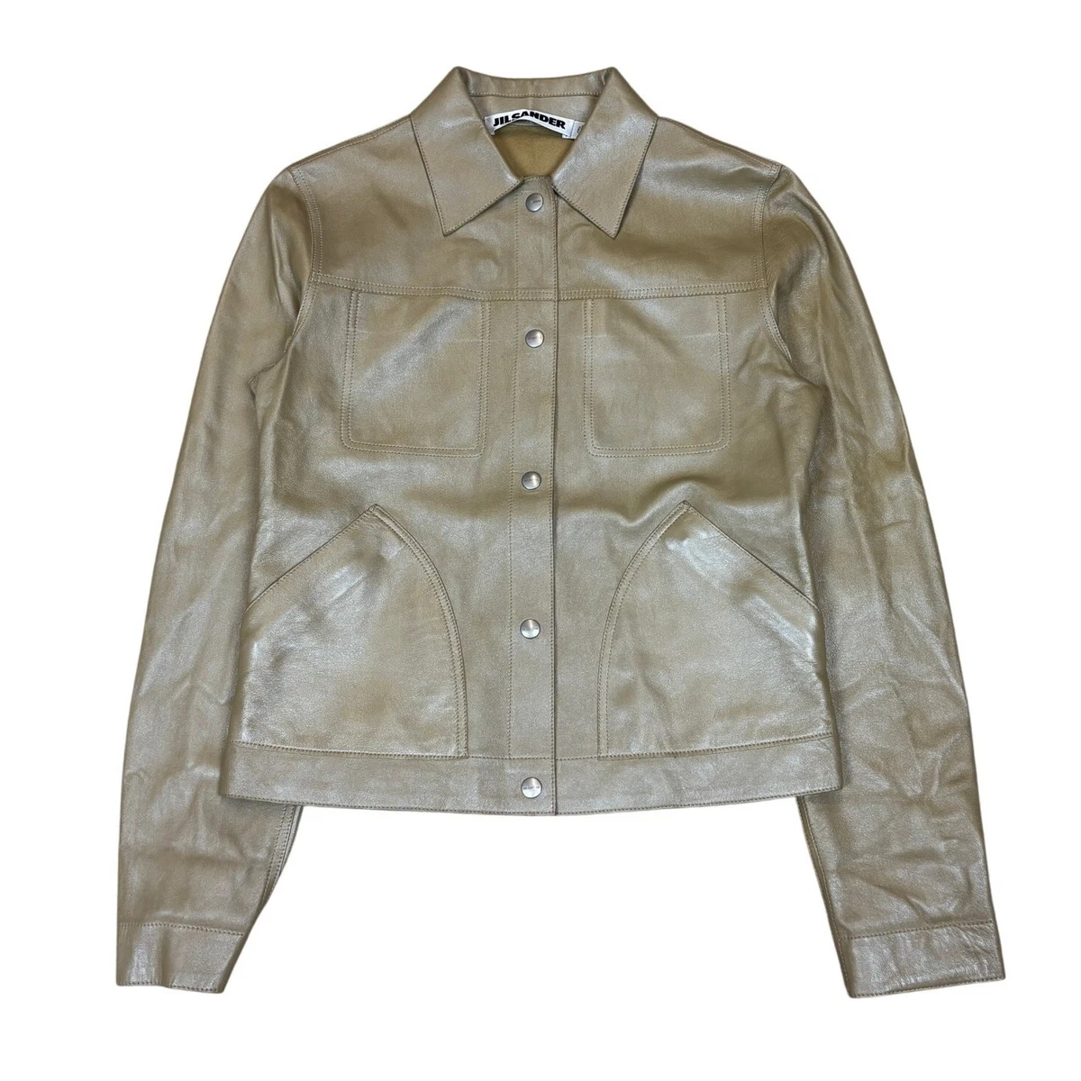 Jil Sander Leather Outer Shell Coats, Jackets & Vests for Women