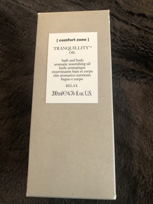 Comfort Zone TRANQUILITY OIL - Relax, Bath & Body Aromatic Nourishing Oil, NEW/