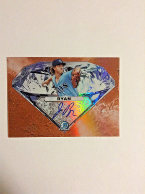 #ad 2020 Bowman Draft Joe Ryan Orange Applied Pressure Rookie Auto 25 #APDCA JR RAYS $99.00