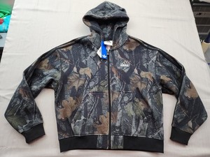 New Mens adidas Originals Camo Hoodie Full Zip Size Medium Loose Hoody