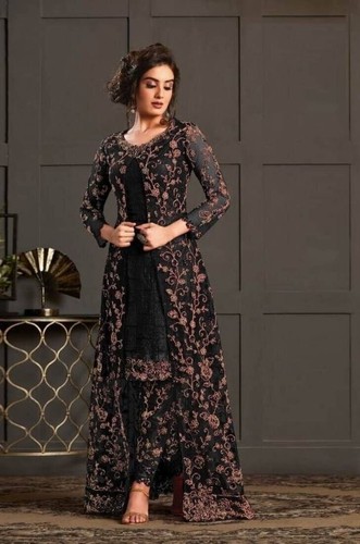 Costume Sharara Femme En Mousseline - Style Asiatique/indien/pakistanais - Pour Mariage Ou Fête - Neuf