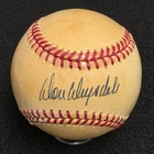 DON DRYSDALE Signed Official Baseball-HOF-LOS ANGELES DODGERS-PSA