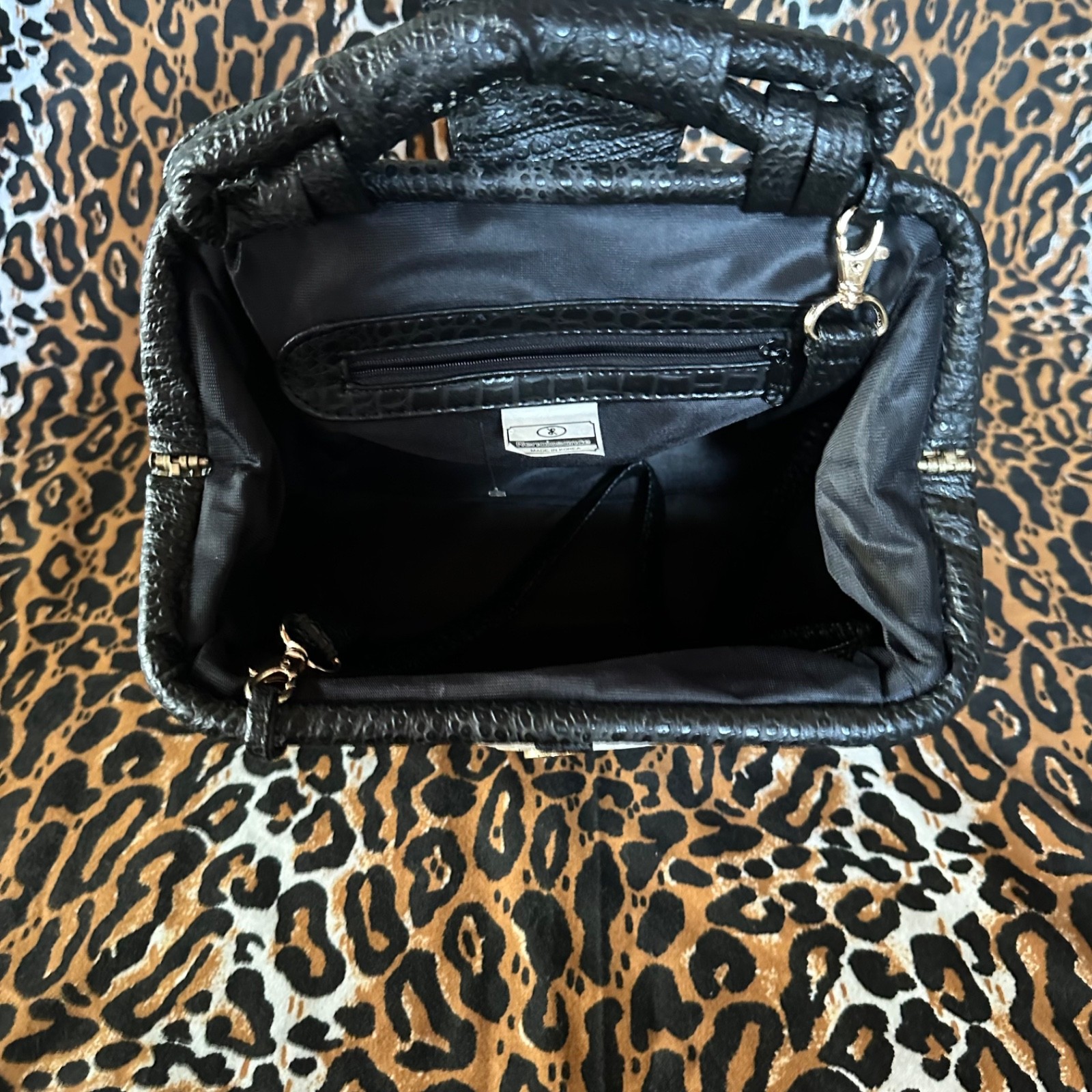 Vintage 1980s Patchwork Clown Shoulder Doctors Ba… - image 14