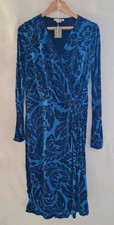 Boden Floral Henrietta Jersey Dress WH731 Size UK 14L Preloved T32