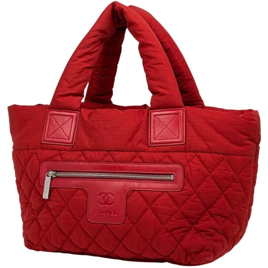 Chanel — Chanel Coco Coooon Small Nylon Red Tote Bag #BS2319