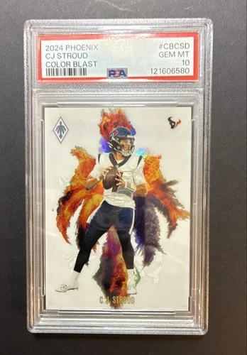 2024 Panini Phoenix - Color Blast C.J. Stroud #CB-22 PSA 10