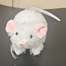 Ganz Retired Vintage White & Pink Plush Mouse...