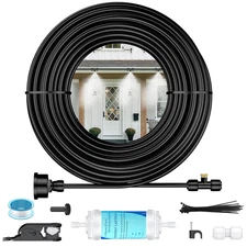 Pawfly Misters for Outside Patio, 50 ft Outdoor Misting Cooling System...