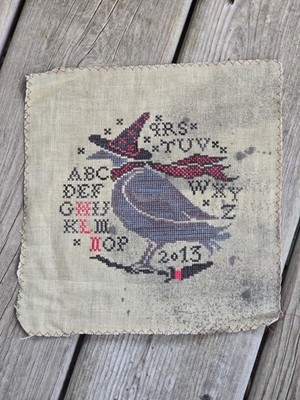 Blackbird Designs - Midnight Ride - Completed Cross Stitch