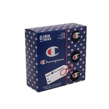 Champion Men's Crew Socks Gift Box, 6 Pack (size 6-12)