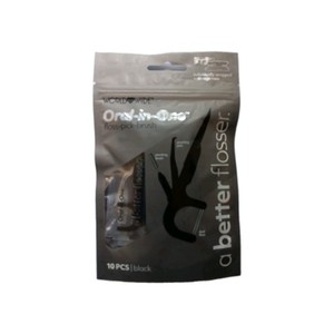 Worldwide Daily Oral In One Floss Pick Brush Pack 10 Pc