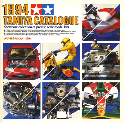 Catalog] 1994 TAMIYA catalogue Japan F1 car tank motorcycle ship