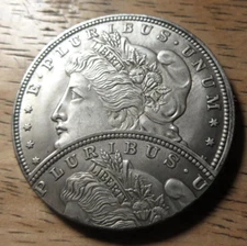 Double Strike Both Sides Error Morgan Hobo Nickel Coin Abstract Art Craft