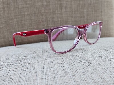 Ray-Ban Youth Glasses Frame RB1586 3777 Red/Pink Eyeglasses 47[]16 130
