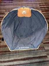 Rock Cloud Folding Camping Chair Oversized Padded Moon Round Saucer with Cooler