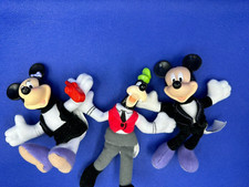 House of Mouse McDonalds Toys 2001 Lot of 3 Mickey And Goofy Vintage Plush
