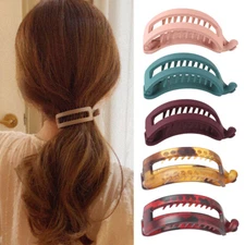Frosted Ponytail Duckbill Clip Banana Clip Twist Clip Toothed Hair Bun Hairpin