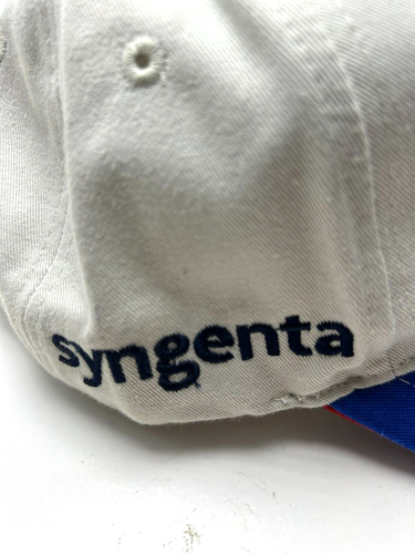 EE. UU. Gorra Team U.S. Ag Center Syngenta con tirantes beige azul B#7 - Imagen 9 de 12