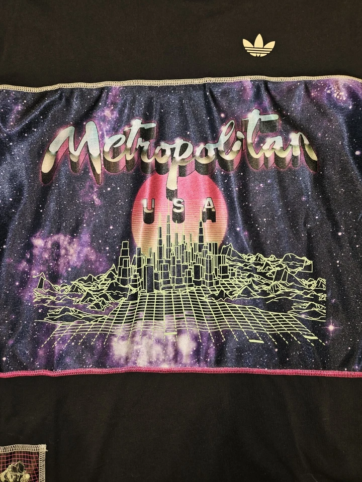 NUEVO CON ETIQUETAS Adidas X Metropolitan Metro EE. UU. Skateboarding Manga Larga Camiseta Para Hombre M Foto 4 de 4