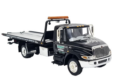 1ST Gear 1/34 International 4400 Ramp Truck Slide Back Carrier Dart Metall Modell