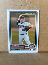 Casey Borba 2023 Panini Stars & Stripes USA Baseball Base Optichrome