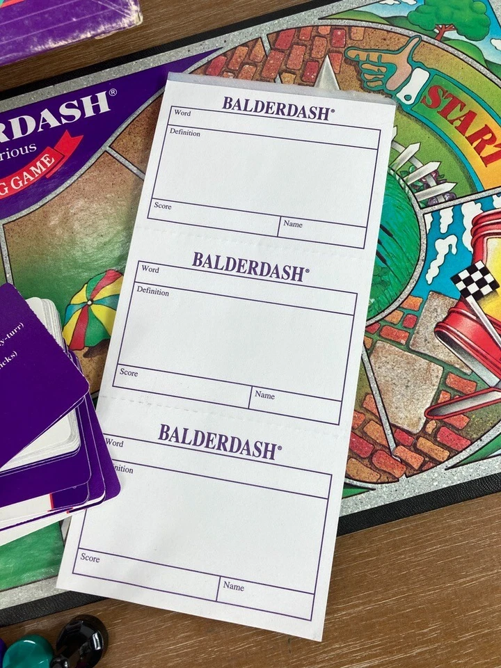 Balderdash The Hilarious Bluffing Game 1995 Parker Brothers Juego Completo Foto 4 de 4