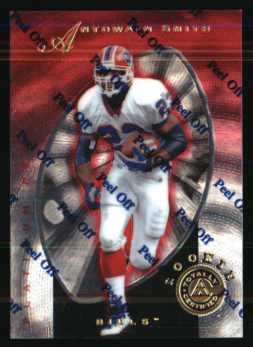 Antowain Smith 1997 Pinnacle Totally Certified Red /4999 #126 Football Card