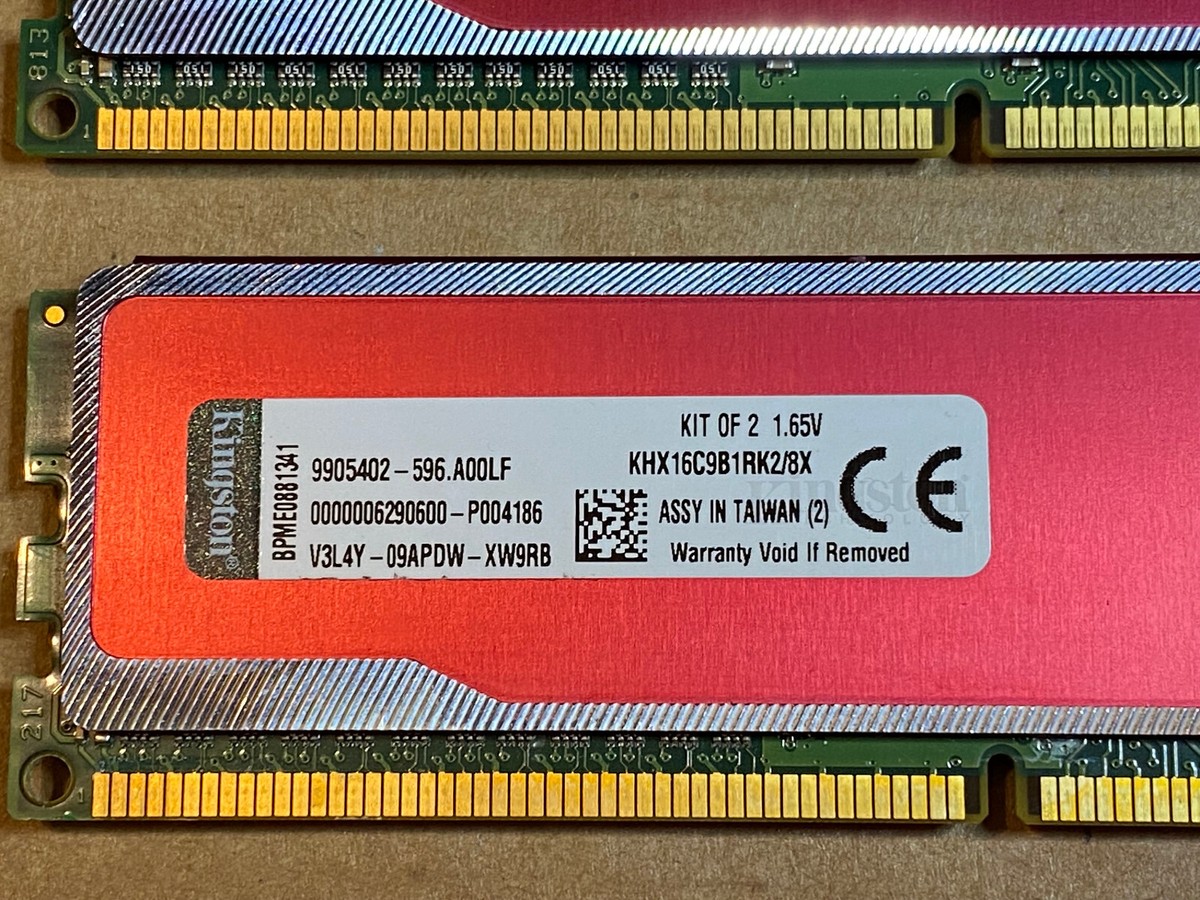 12GB (3x4GB) Kingston HyperX Red KHX1600C9D3/4GX DDR3