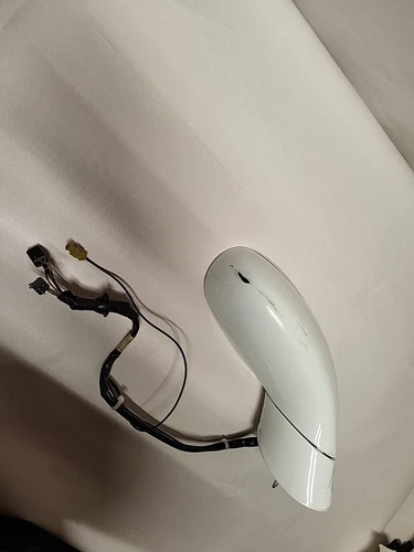 2009 05-13 Corvette C6 Passenger Side View Mirror Housing For Parts GM OEM 